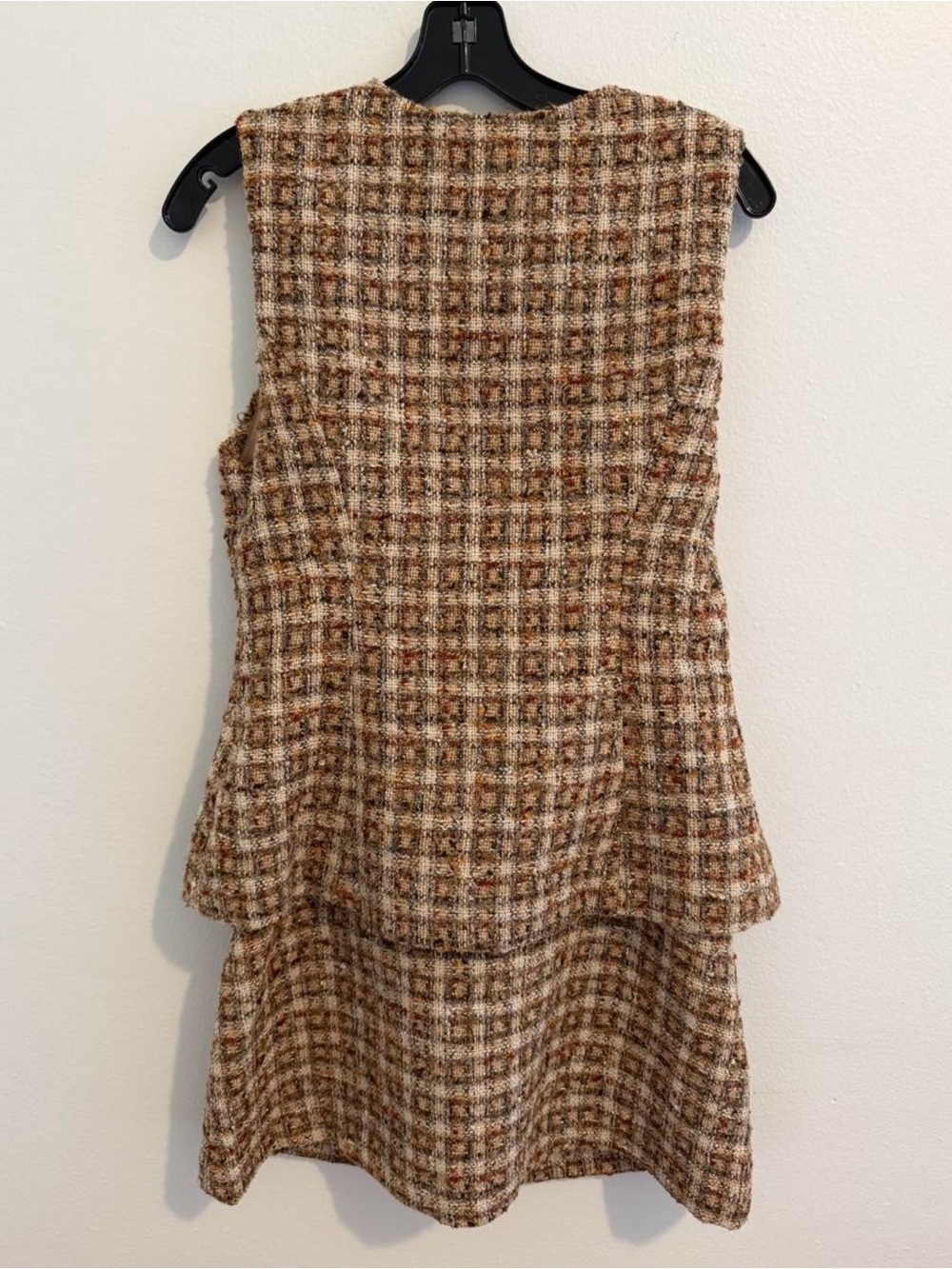 ASTR Multicolor Tweed Jacket with Gold Button Detail - Picture 3 of 5